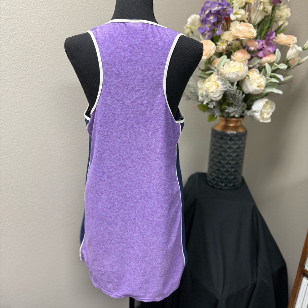 Nike Purple Tank Top Women’s Medium | Dri-Fit Activewear Running Gym Racerback - Picture 3 of 8